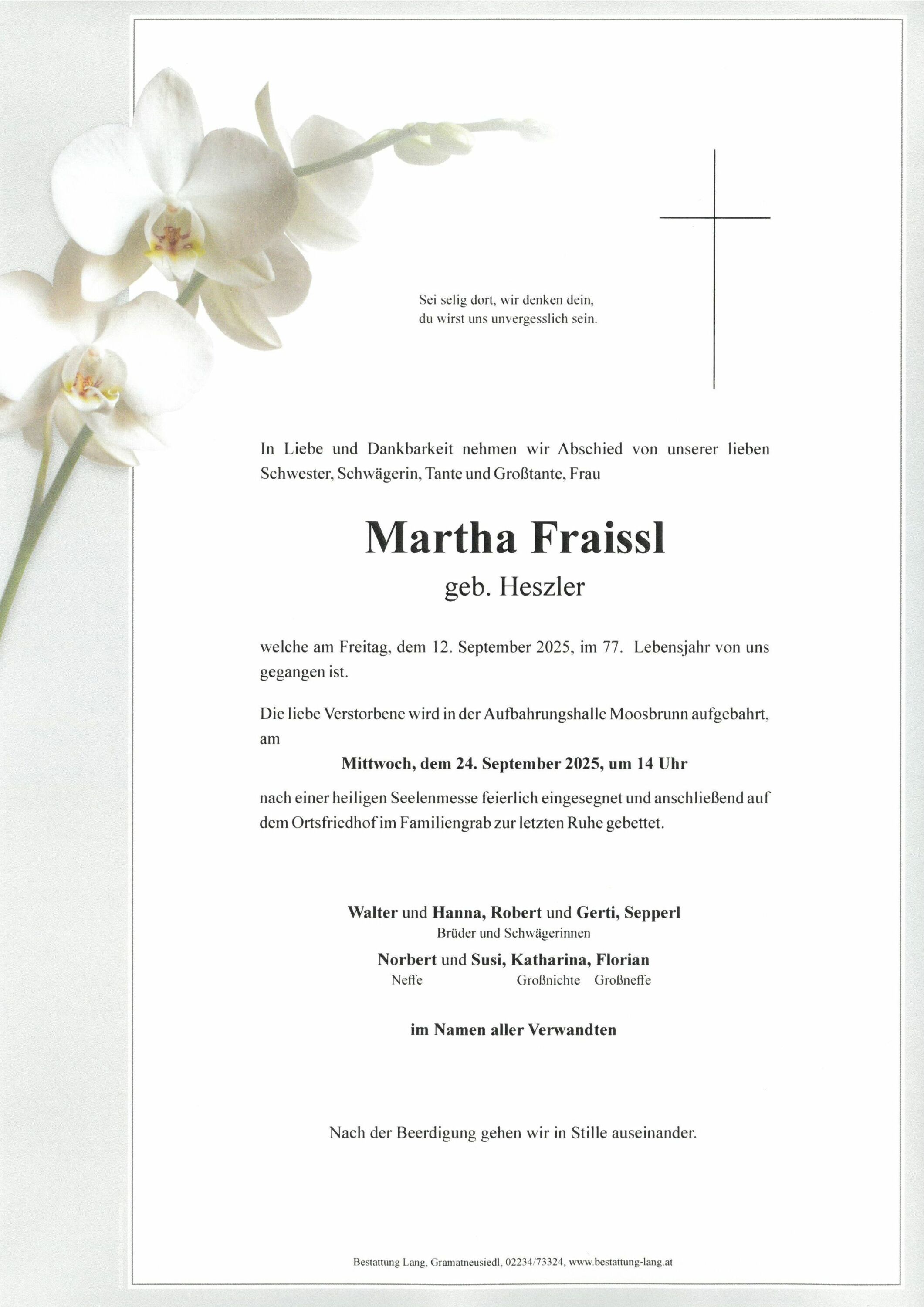 Martha  Fraissl